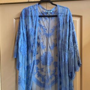 Blue Lace Duster- She+Sky